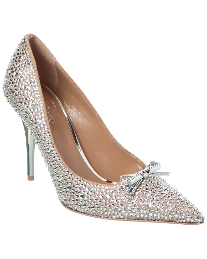 Rockstud 100 Suede Pump by Valentino