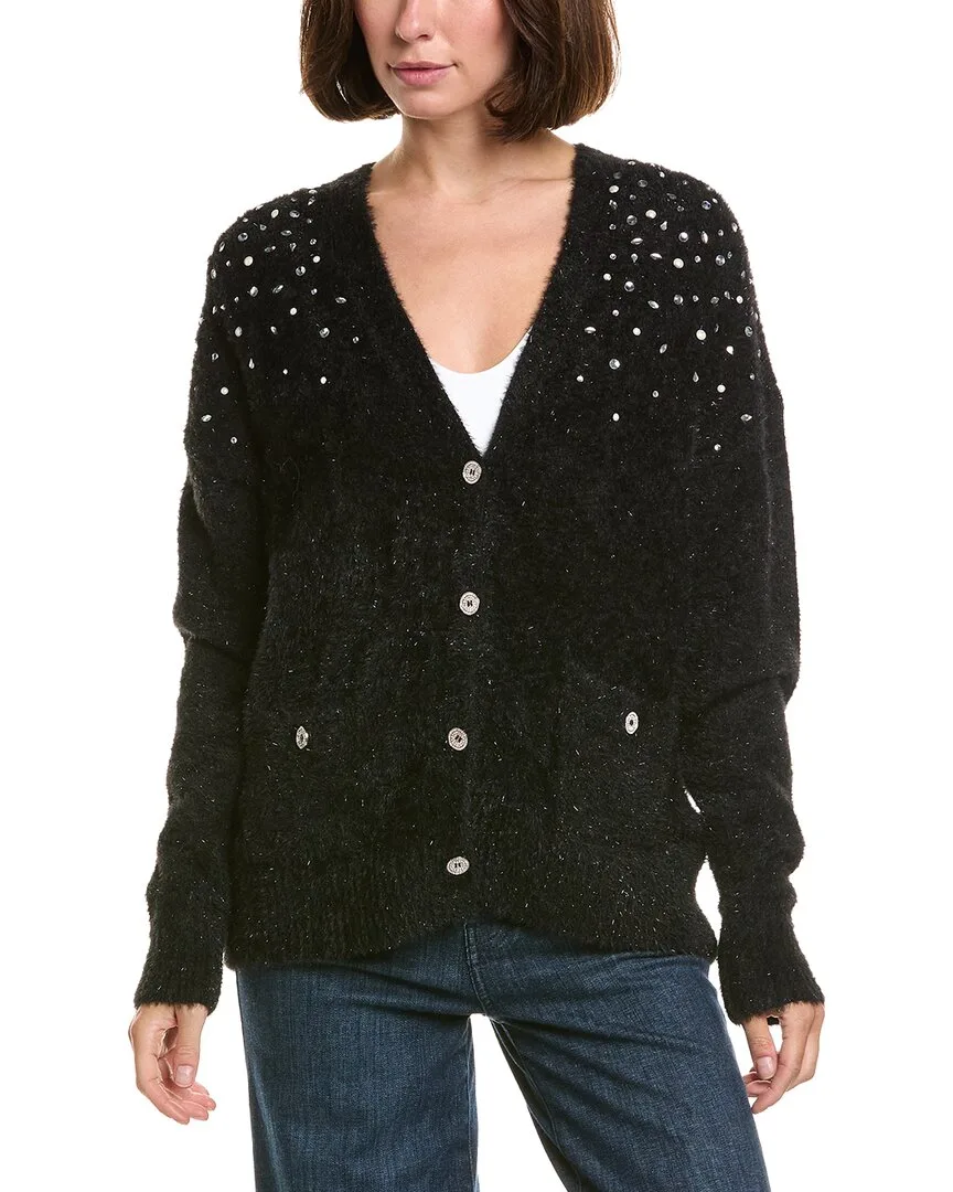 Embellished Shoulder Cardigan