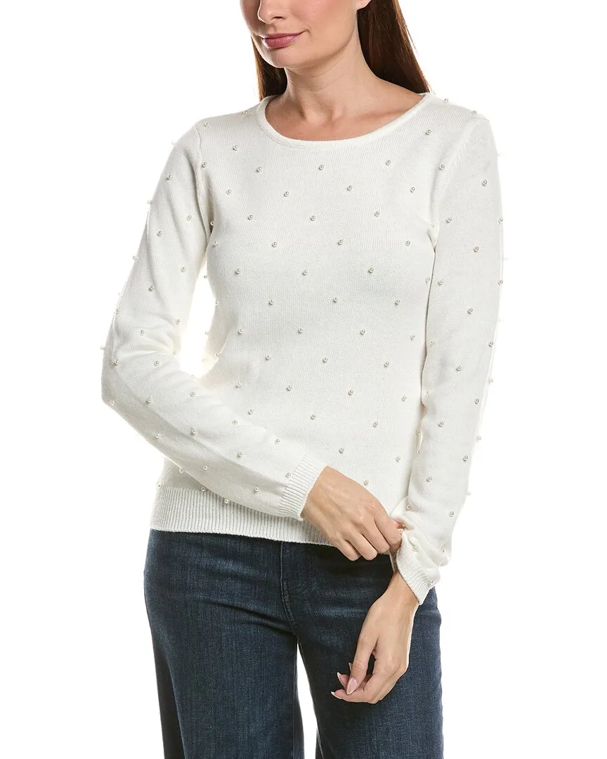 Pearl Wool-Blend Sweater