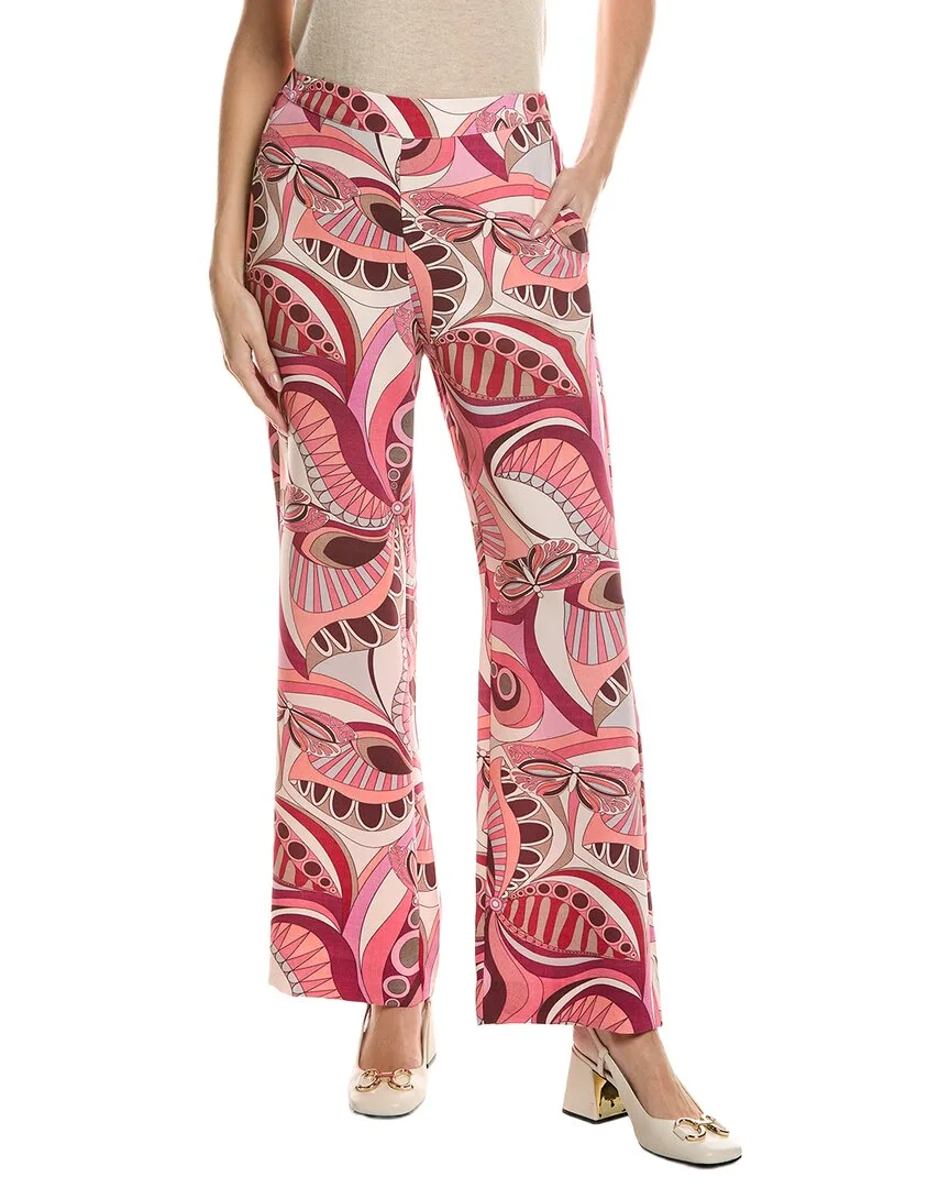 Tess Tucci Knit Print Pant