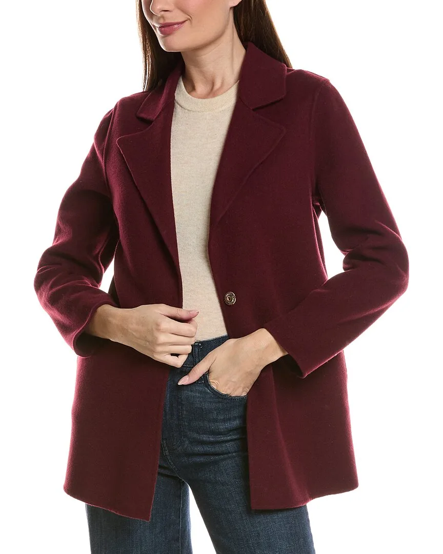 Shannon Wool-Blend Car Coat