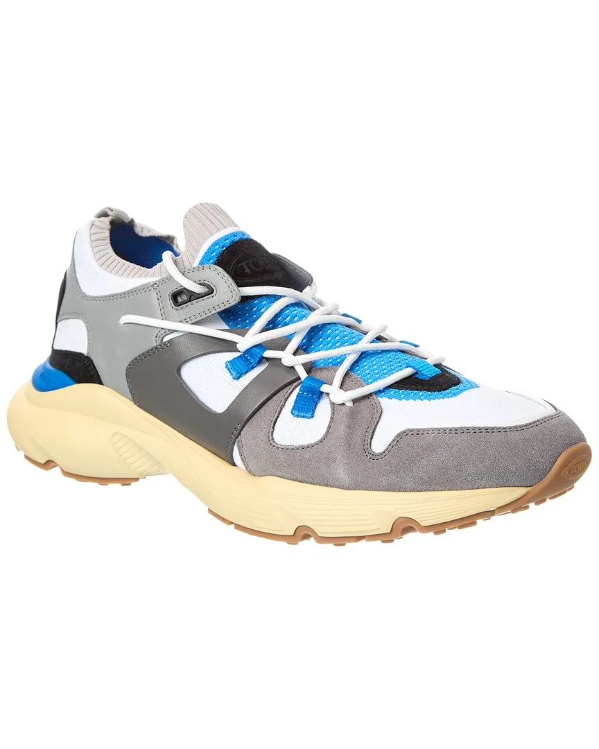 Mesh & Leather Sneaker by Tod's