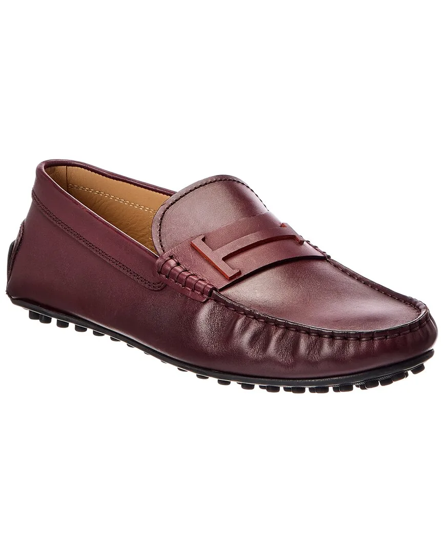 Leather Driver by Tod's
