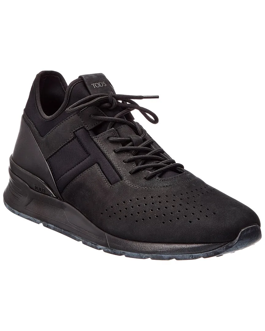 Neoprene & Suede Sneaker by Tod's