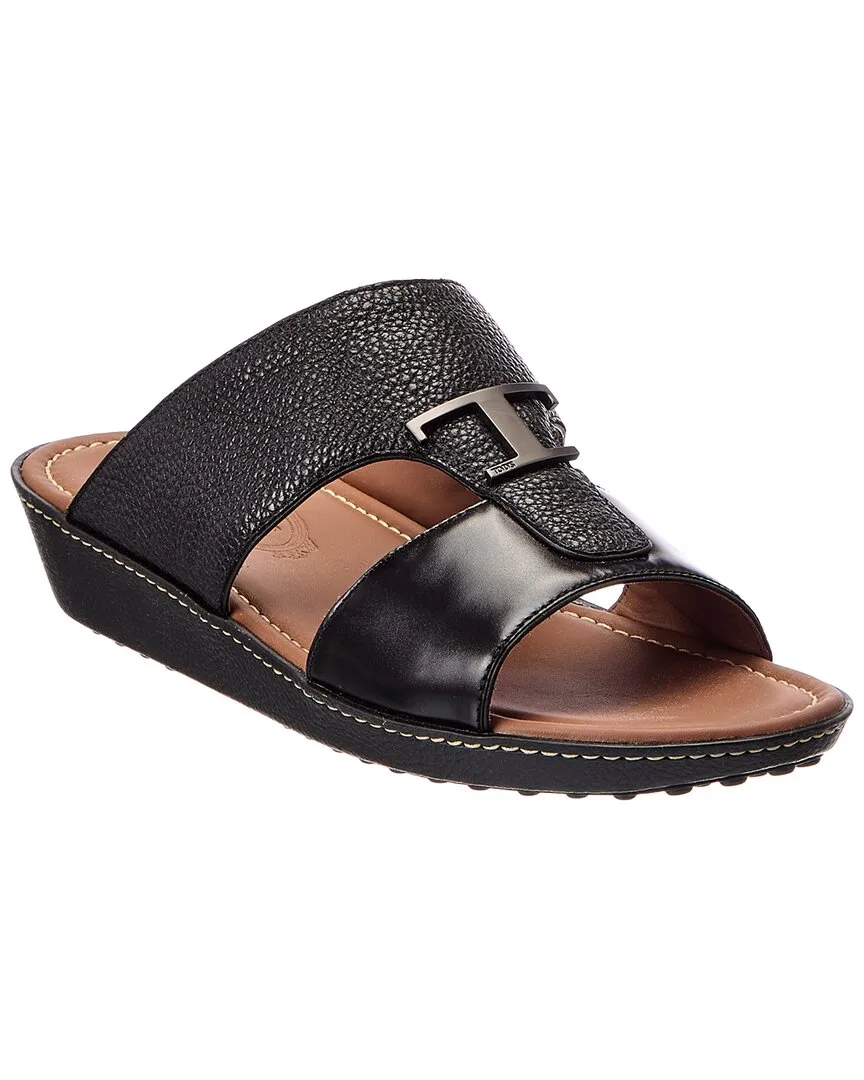 Leather Sandal by Tod's