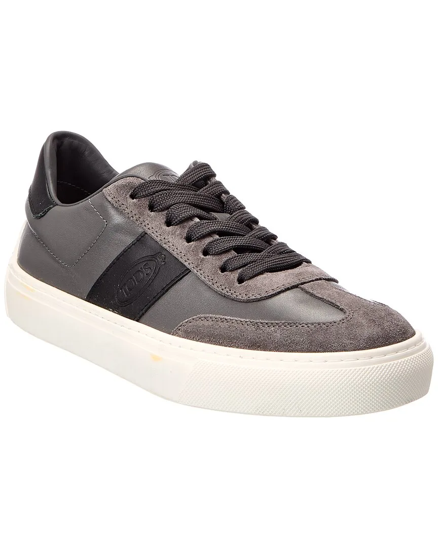 Leather & Suede Sneaker by Tod's