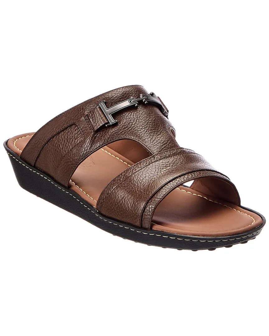 Leather Sandal by Tod's
