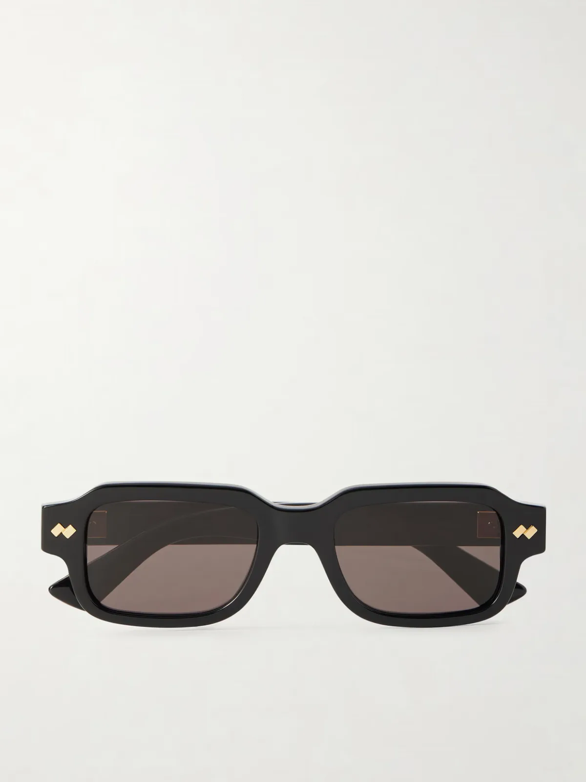 - Intrecciato Rectangular-frame Acetate Sunglasses -