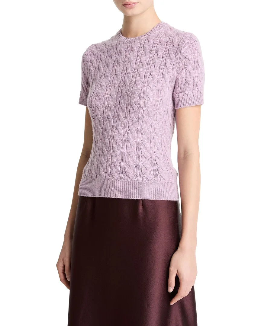 Wool & Cashmere-Blend Cable T-Shirt