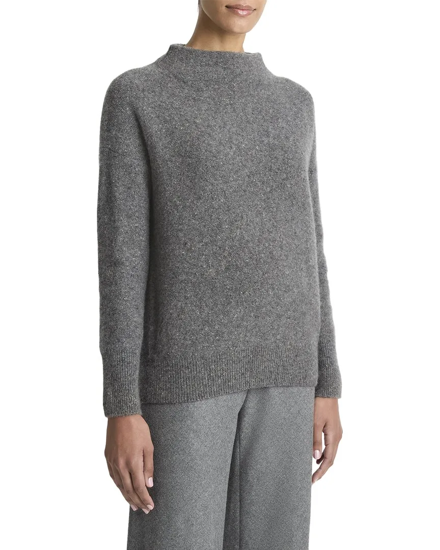 Donegal Funnel Neck 100% Cashmere Pullover