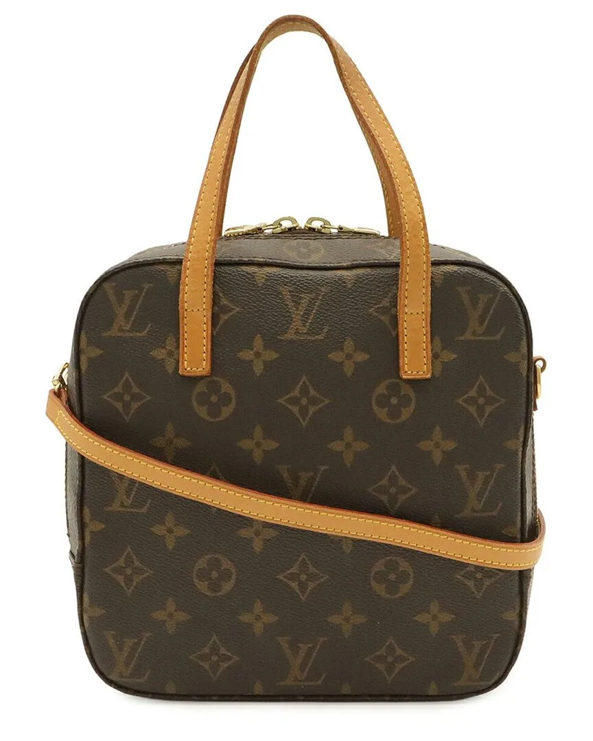 Brown Coated/Waterproof Canvas Spontini (authentic Pre-Loved) by Louis Vuitton