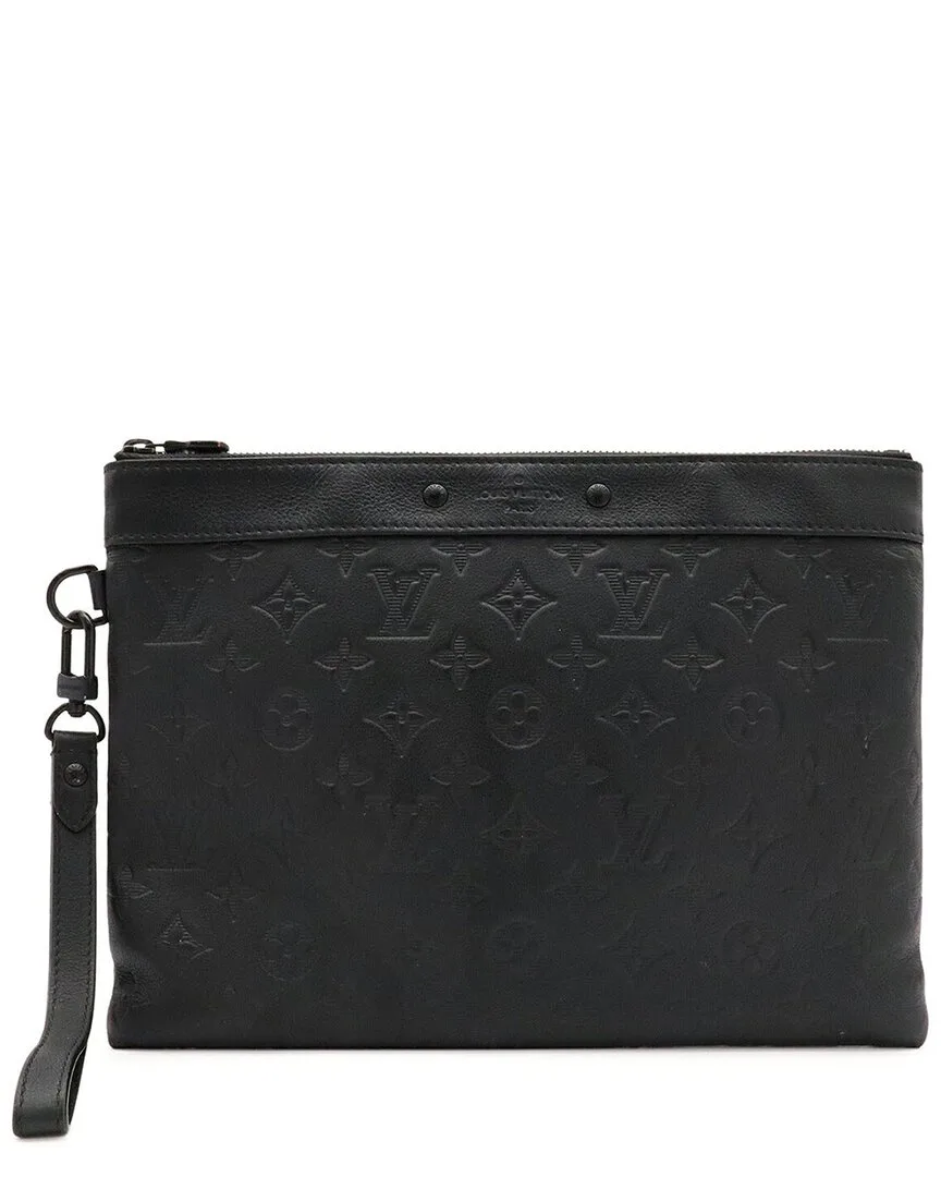 Monogram Shadow Pochette to Go Clutch (authentic Pre-Loved) by Louis Vuitton