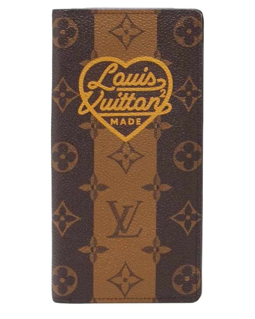 Coated/Waterproof Canvas Portefeuille Plaza Long Wallet (authentic Pre-Loved) by Louis Vuitton