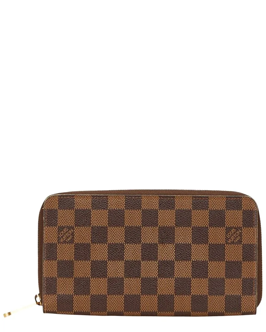 Coated/Waterproof Canvas Zippy Organizer Long Wallet (authentic Pre-Loved) by Louis Vuitton