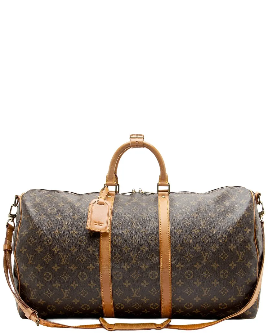 Monogram Canvas & Leather Keepall Bandouliere 55 Duffle (authentic Pre-Loved) by Louis Vuitton