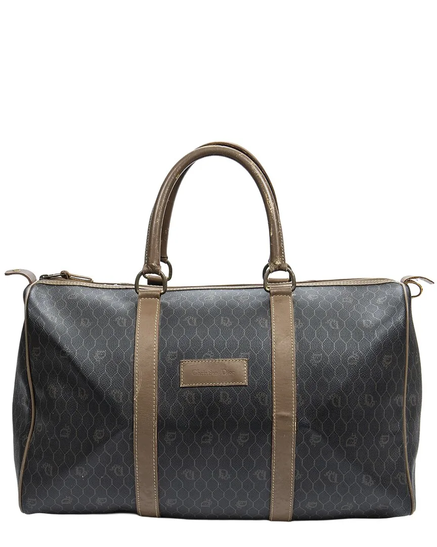 Honeycomb Coated Canvas Boston Duffle Bag (authentic Pre-Loved) by Dior