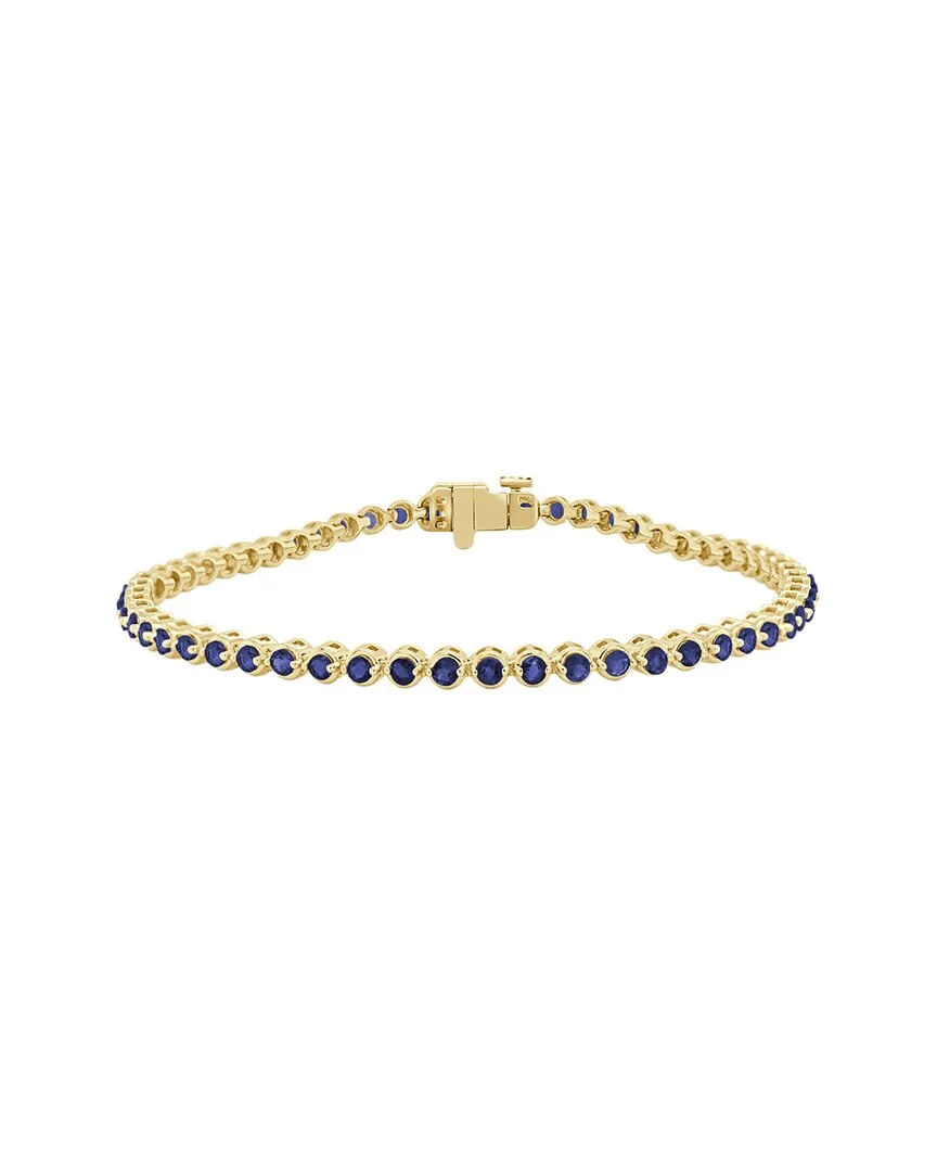 14K 2.54 ct. tw. Diamond & Sapphire Bracelet by Sabrina Designs