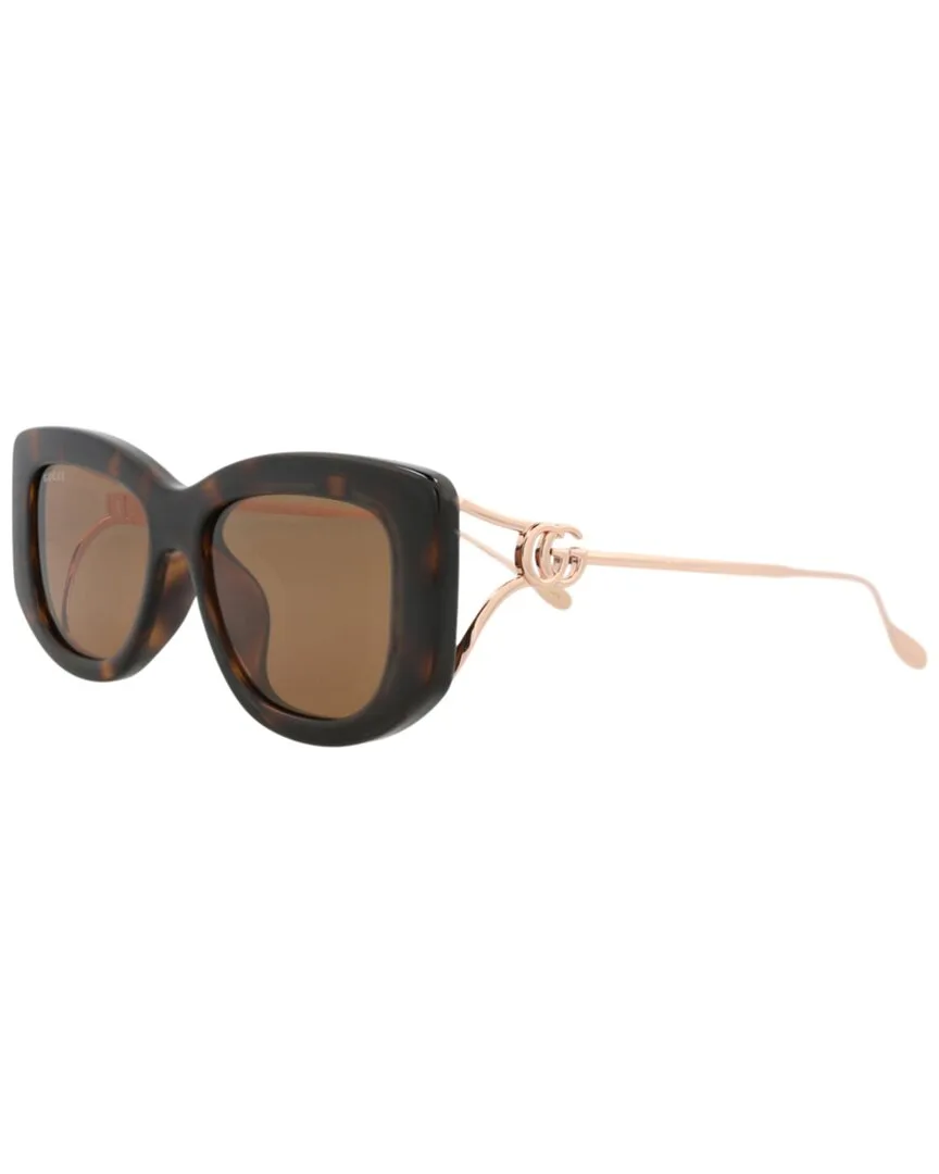 Gg1566sa 55Mm Sunglasses by Gucci