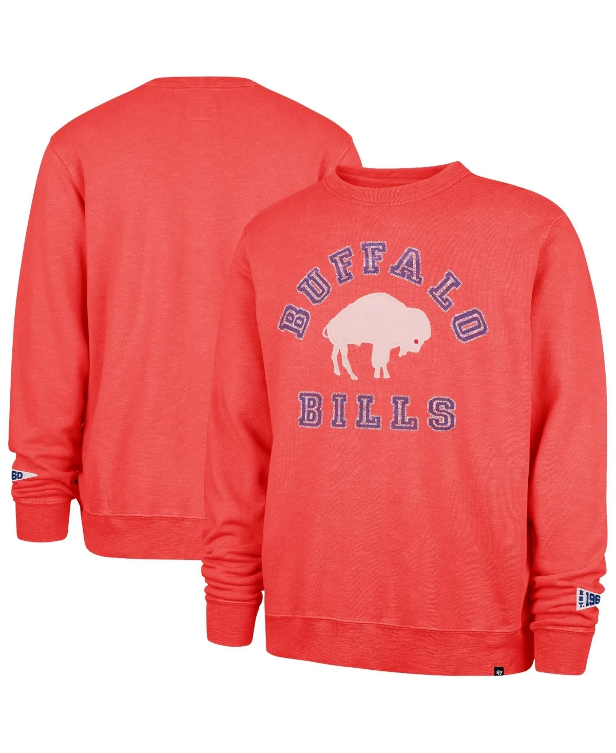 Buffalo Bills Calderwood Well Worn French Terry Sweatshirt