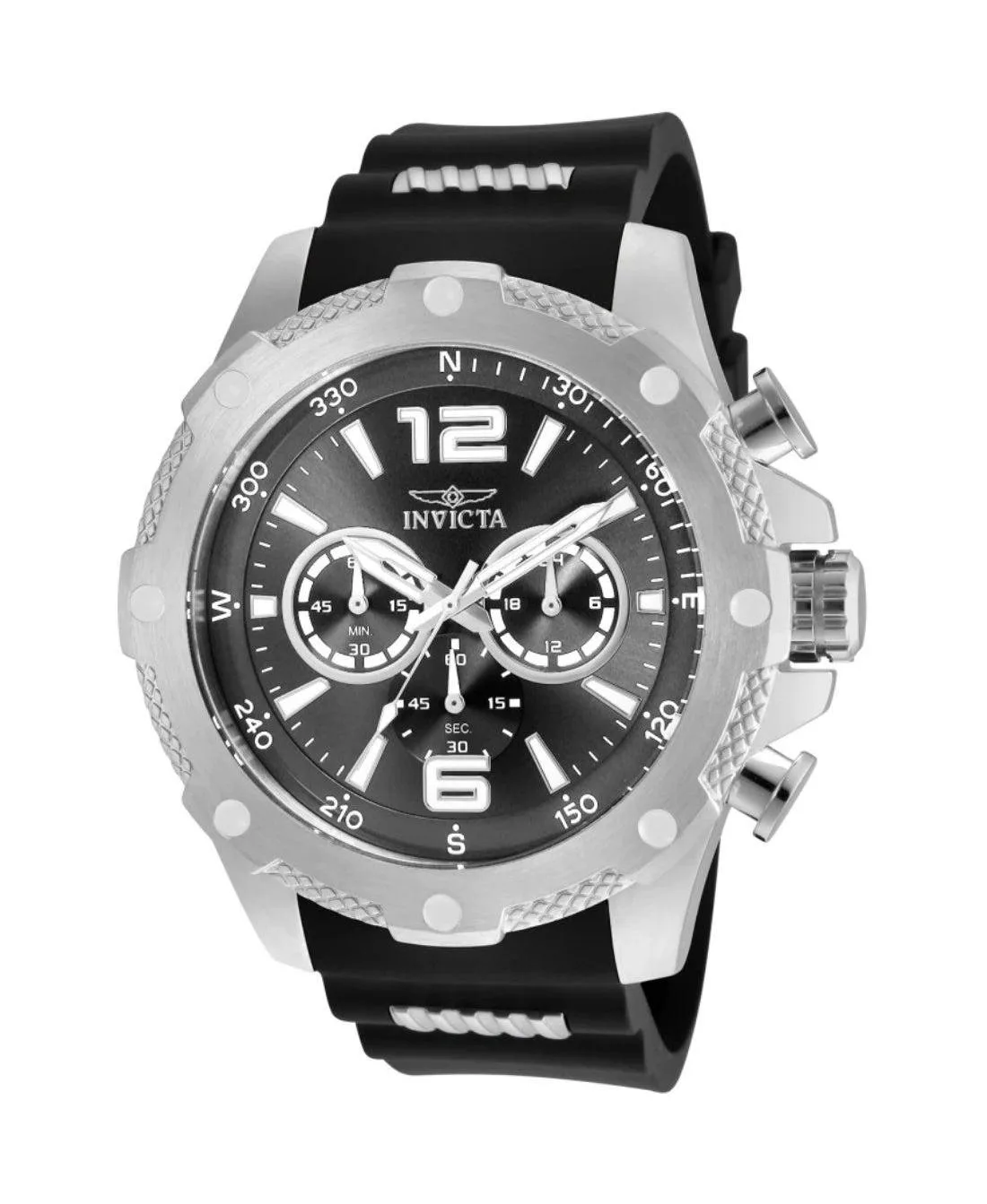 I-Force Quartz Chronograph Rubber Watch, 50mm