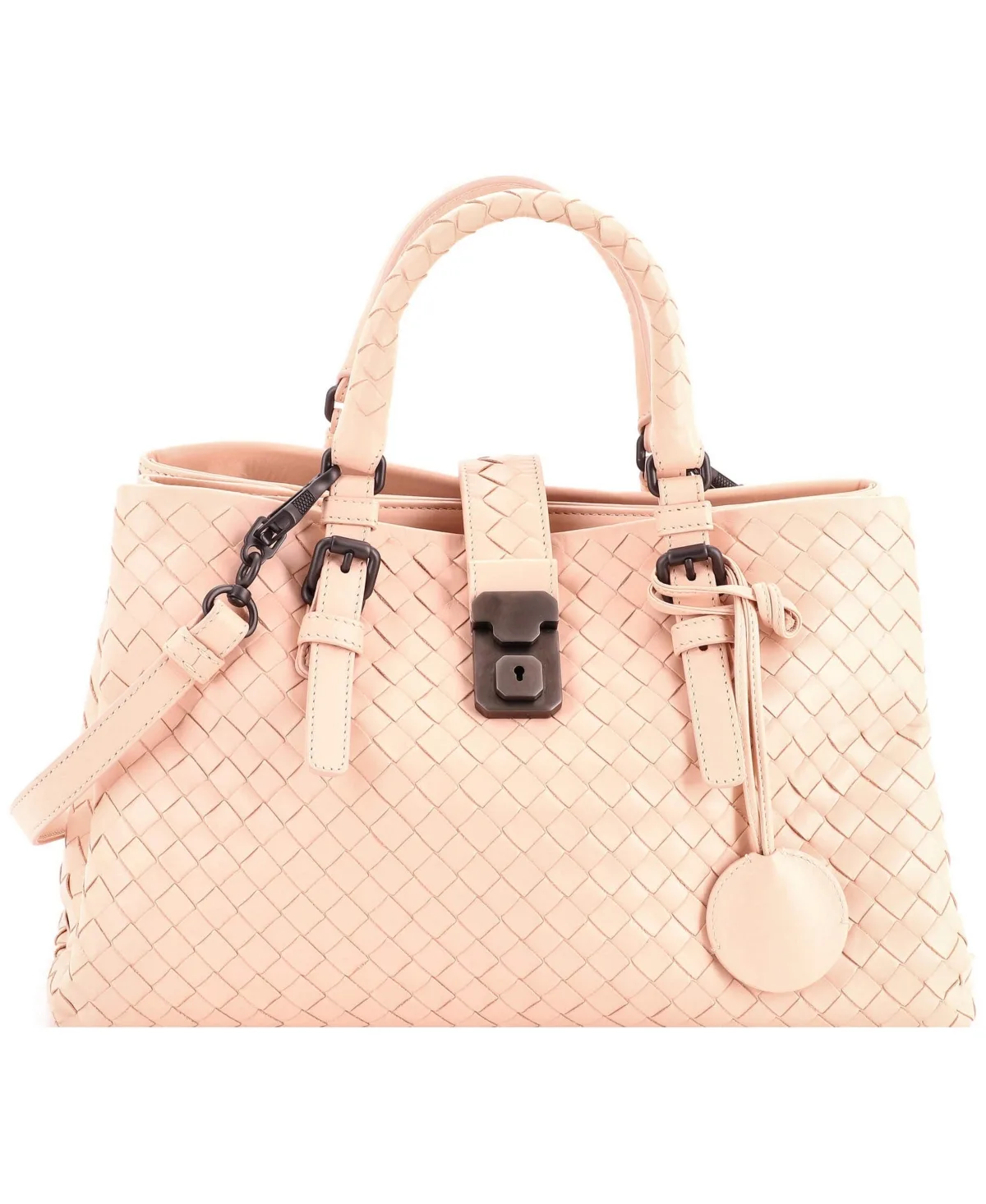 Pre-Owned Small Roma Bag Intrecciato Nappa by Bottega Veneta