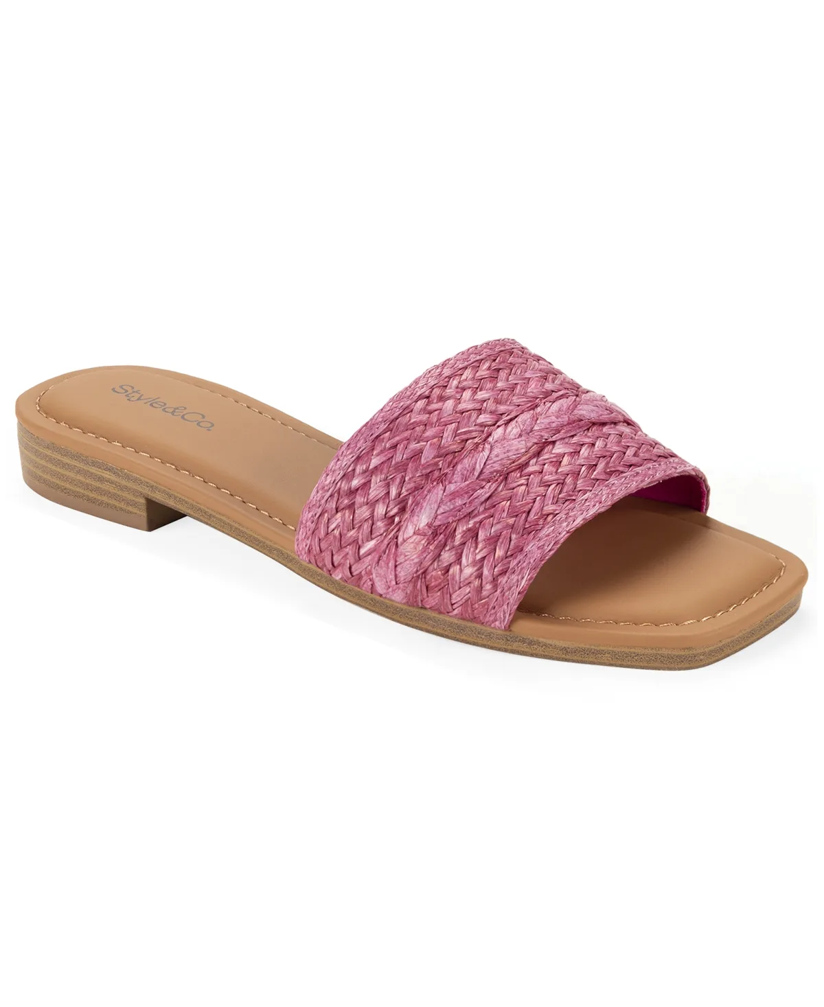 Audreyy Square Toe Memory Foam Sandals by Style & Co