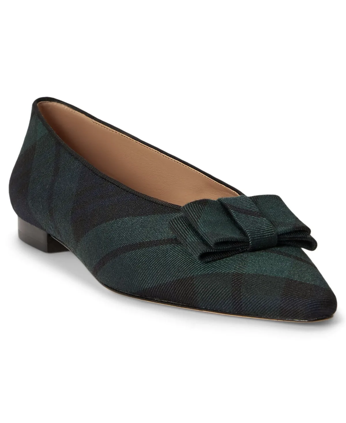 Lauren Ralph Lauren Audri Bow-Trim Ballet Slip-On Flats by Ralph Lauren