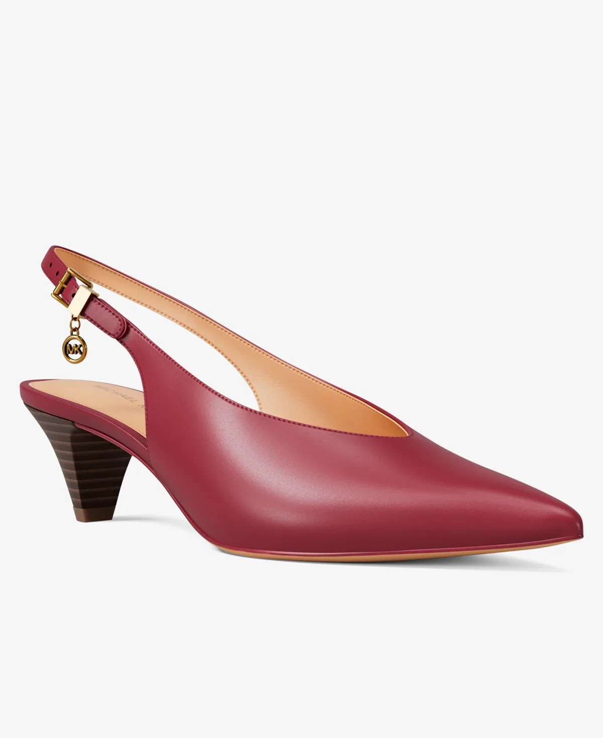 Tonya Slingback Kitten Heel Pointed Toe Pumps