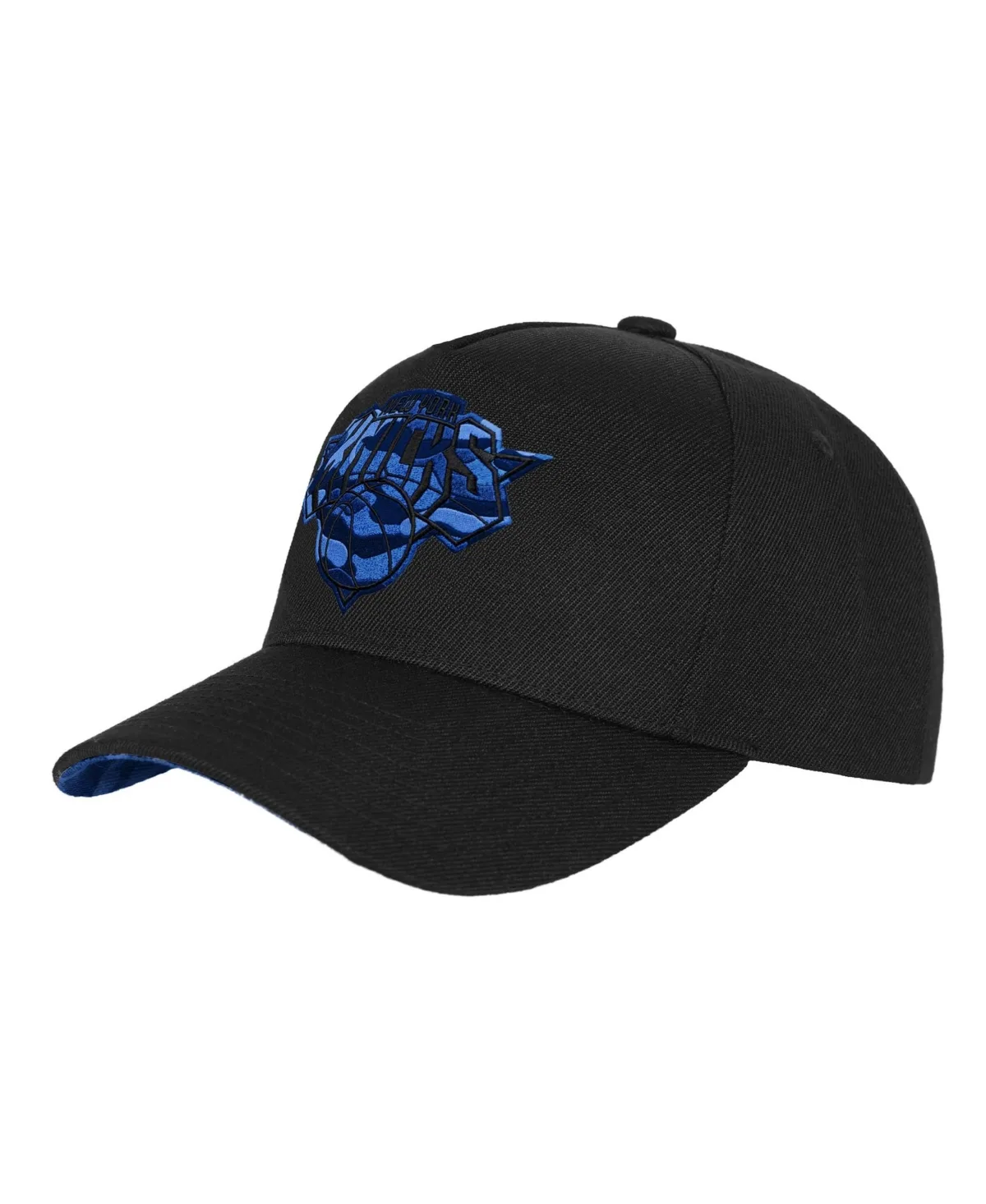 New York Knicks 404 Club Camo Pro Pinch Snapback Hat by Mitchell & Ness