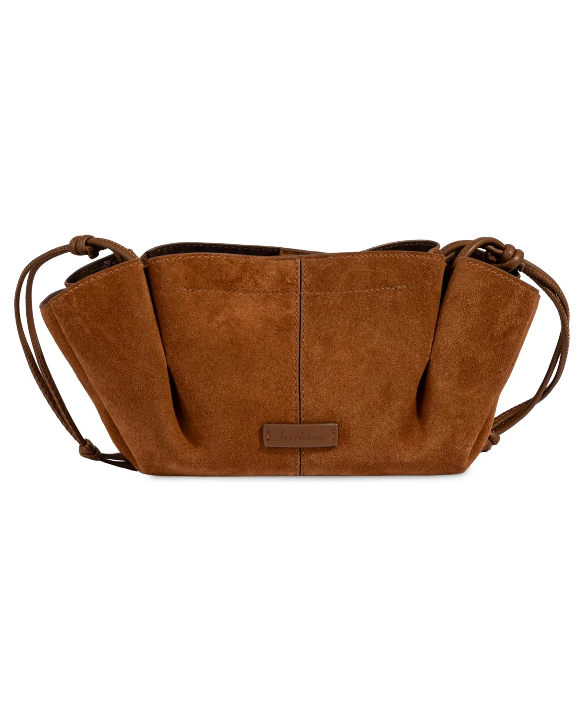 Gigi Knotted Suede Medium Crossbody Handbag by Sam Edelman
