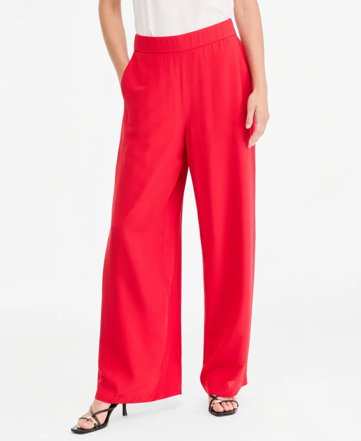 Wide-Leg Pull-On Pants by INC International Concepts