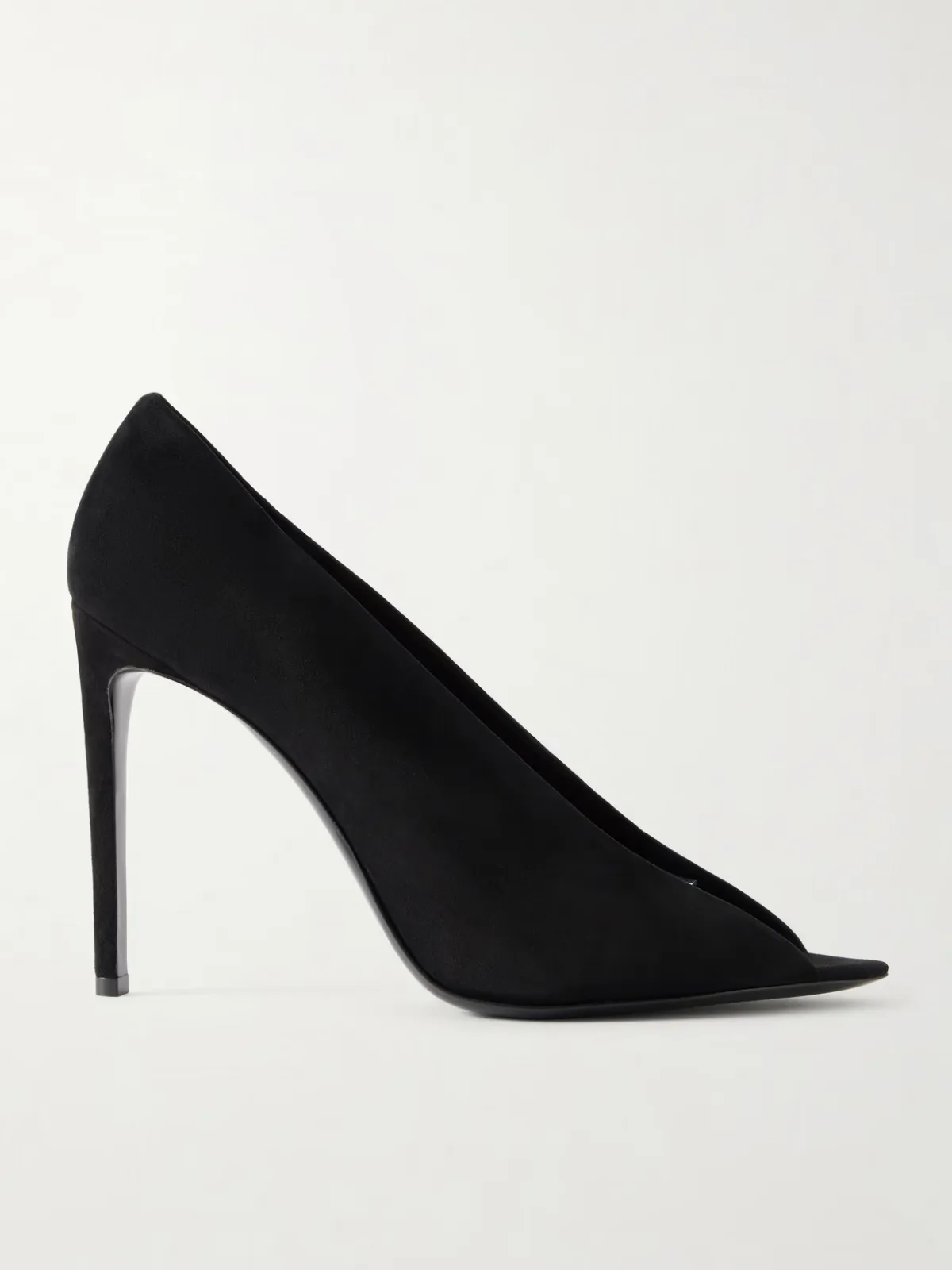 - Révélé Pvc-trimmed Suede Sandals -