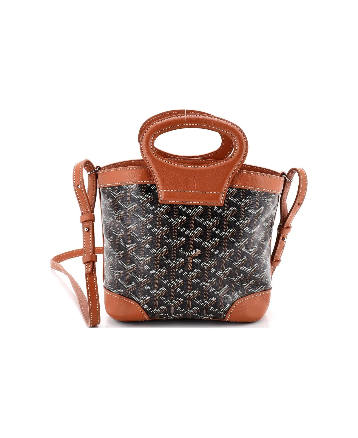 Pre-Owned Goyard Mini Beluga Bag Coated Canvas by Pre Owned Goyard
