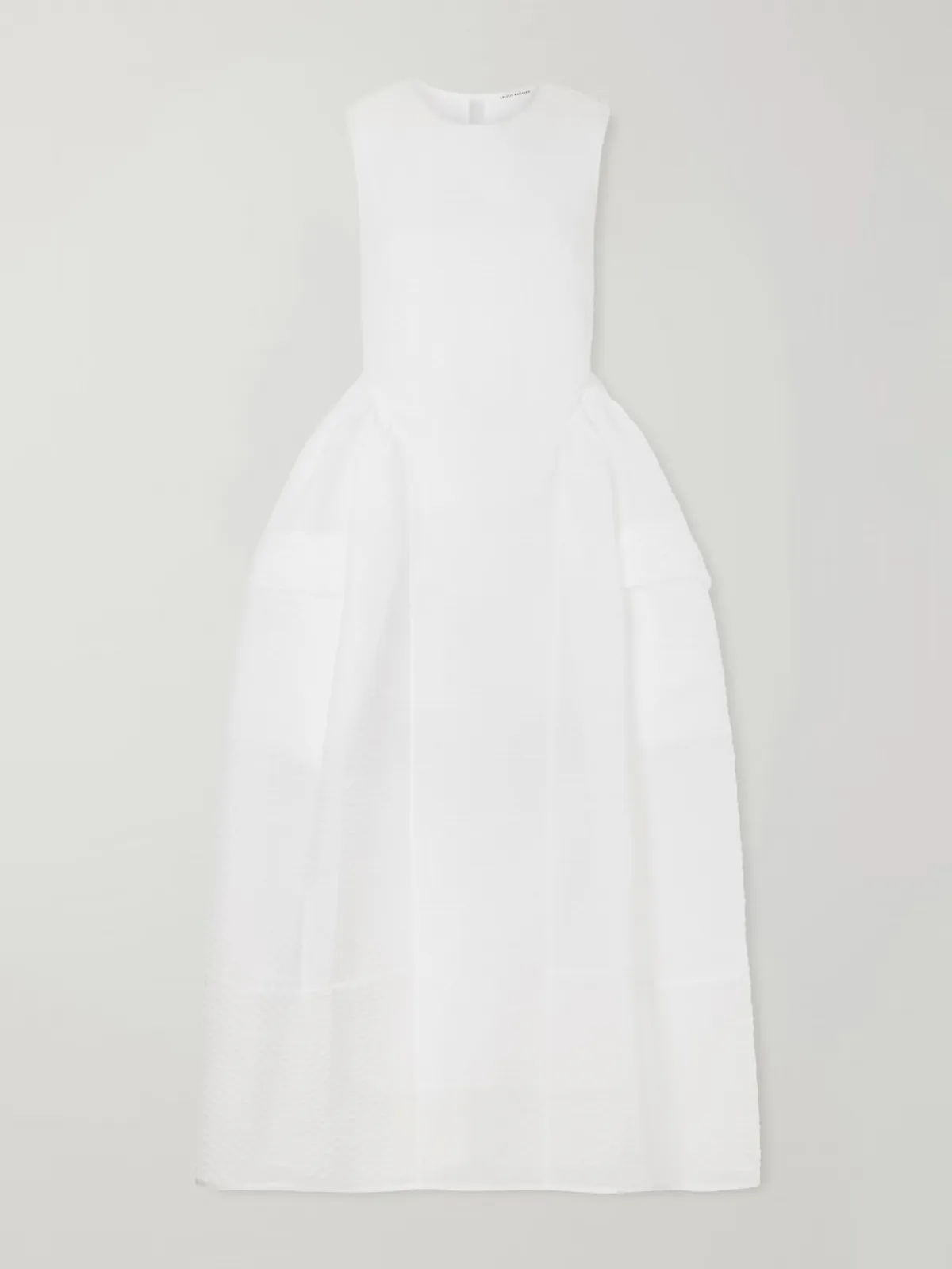- Duana Lace-trimmed Cloqué Dress -