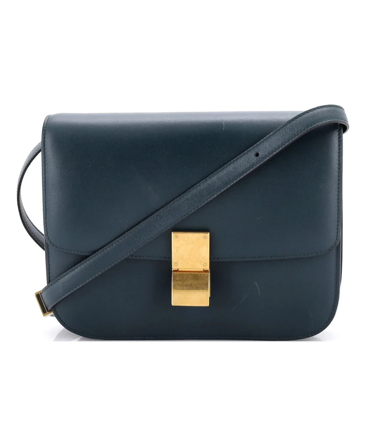 Pre-Owned Celine Medium Classic Box Bag Smooth Leather by Celine