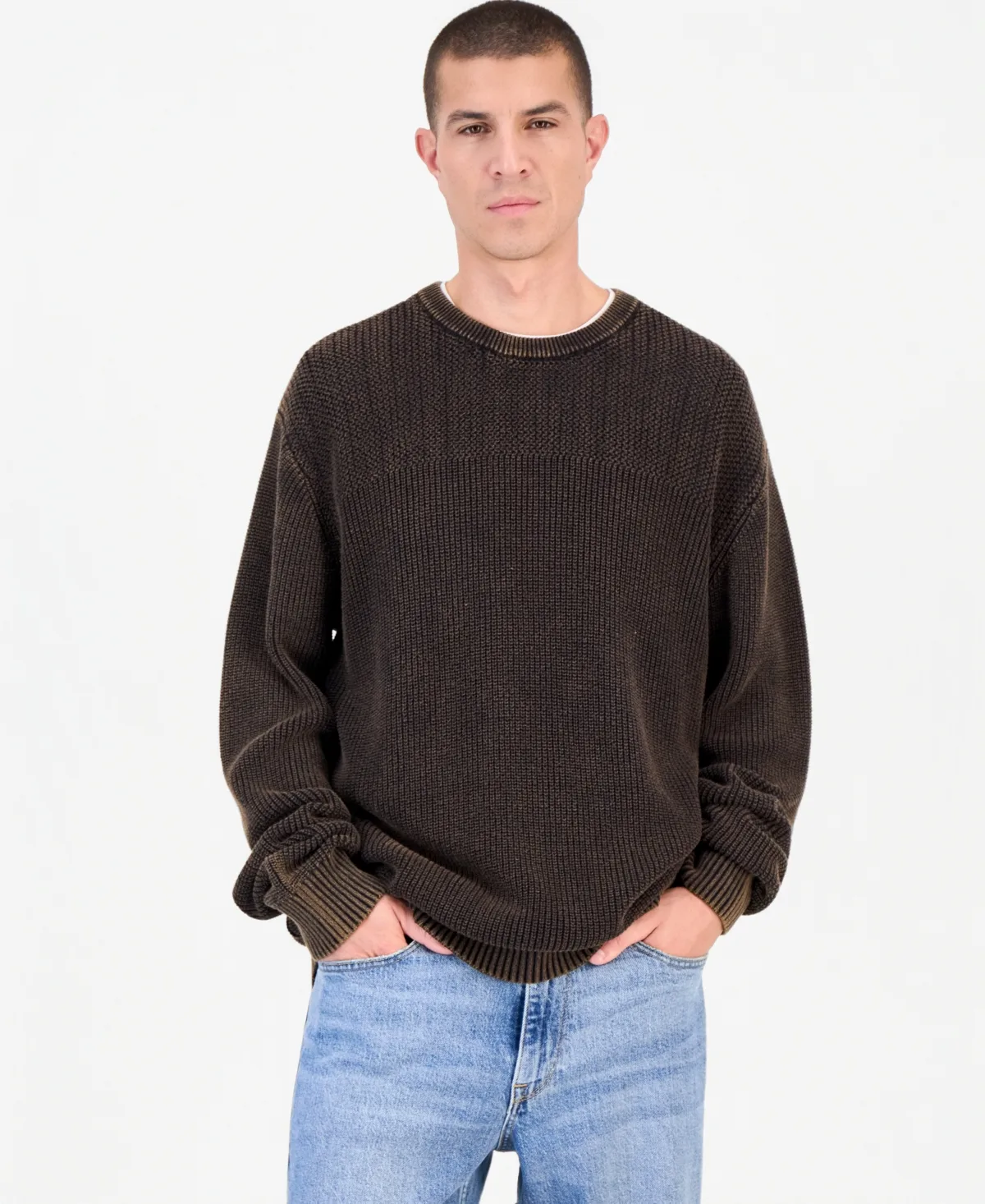 Washed Rib Knit Sweater by G-Star
