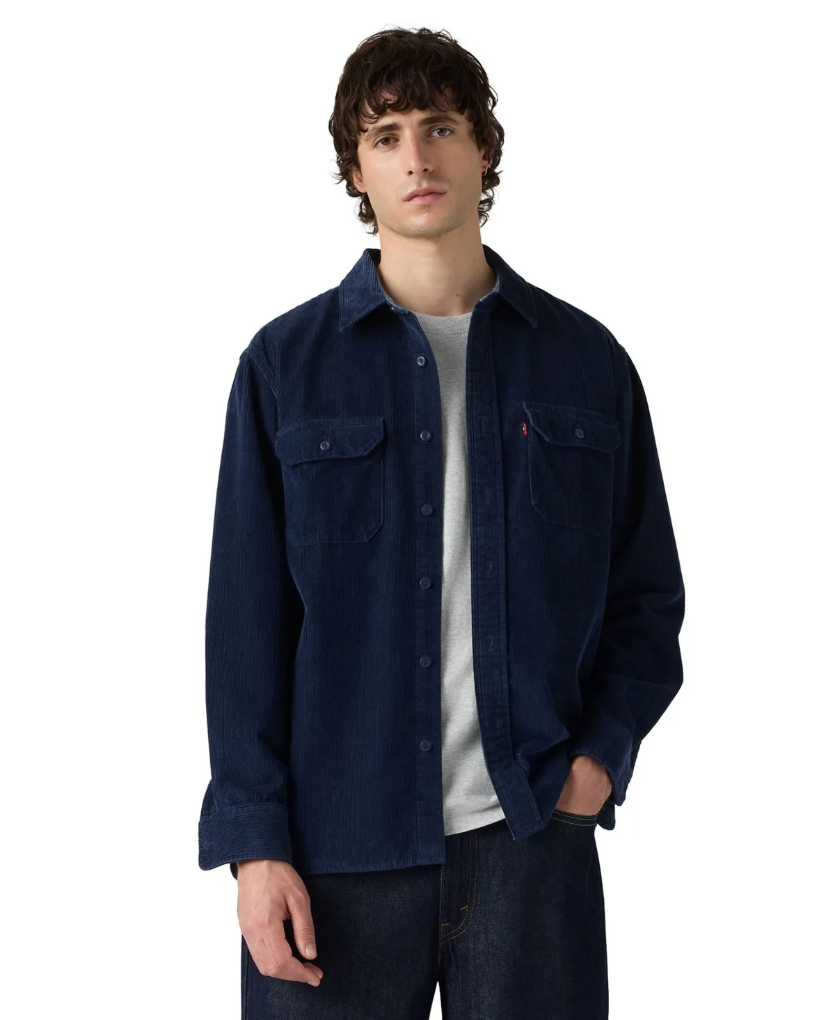 Long-Sleeve Regular-Fit Overshirt by Levi's