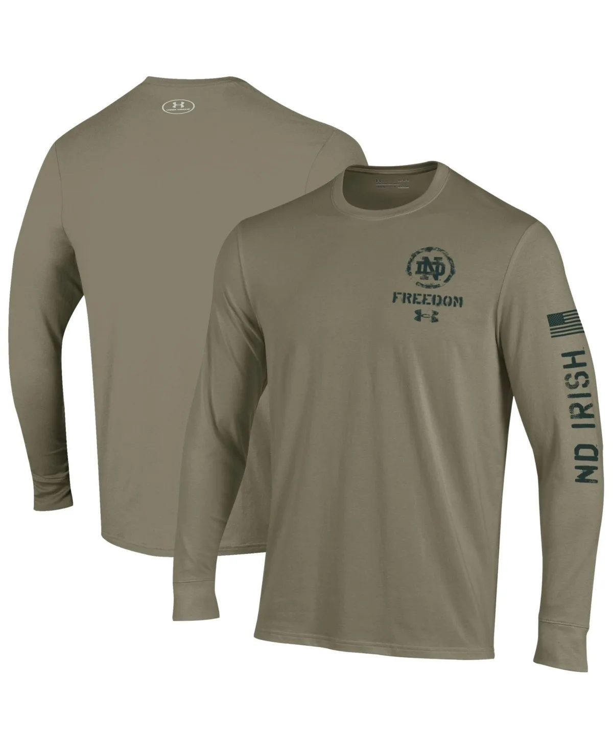 Notre Dame Fighting Irish 2026 Freedom Collection Long-Sleeve T-Shirt by Under Armour