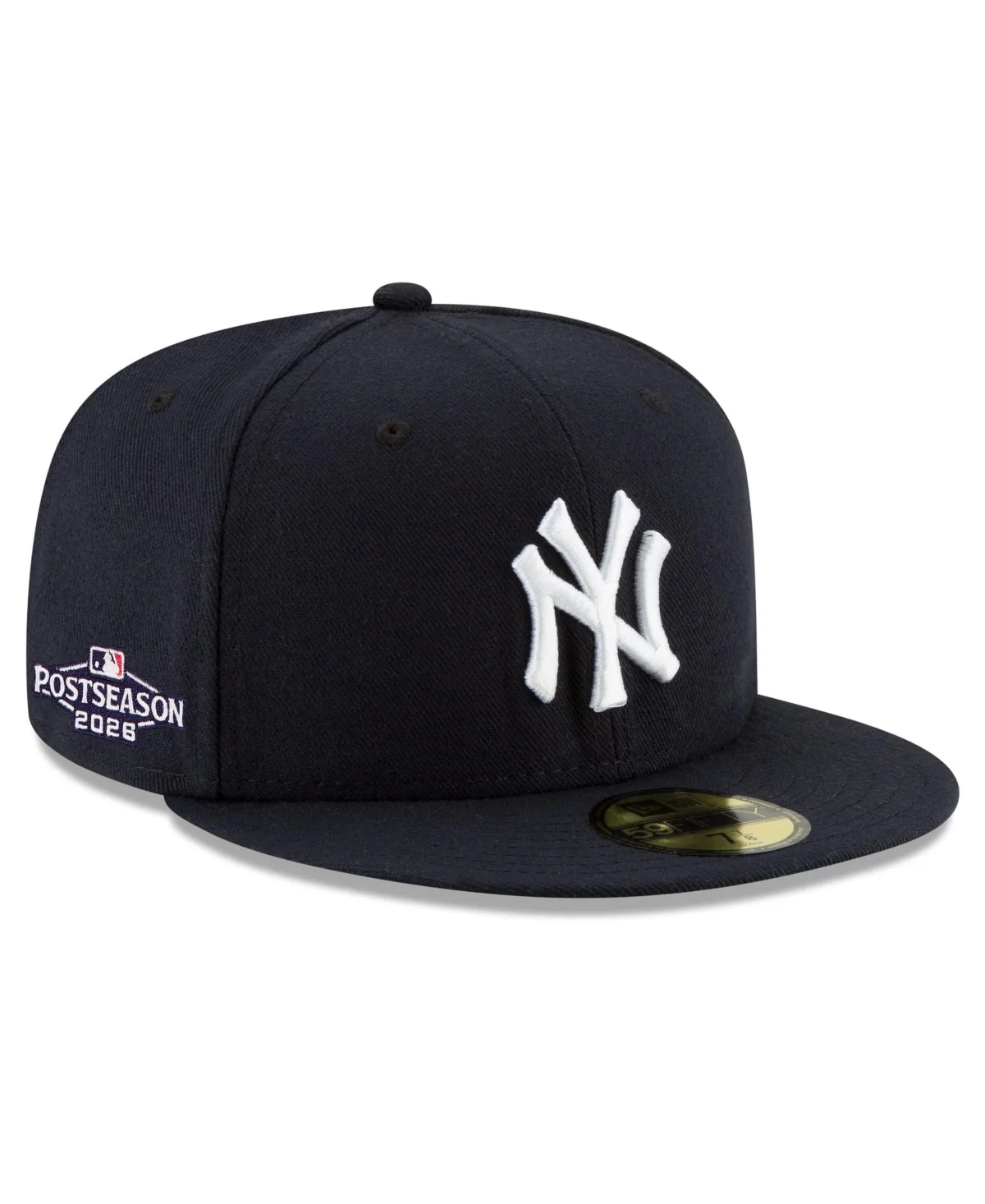 New York Yankees 2026 MLB Postseason Side Patch 59FIFTY Fitted Hat by New Era