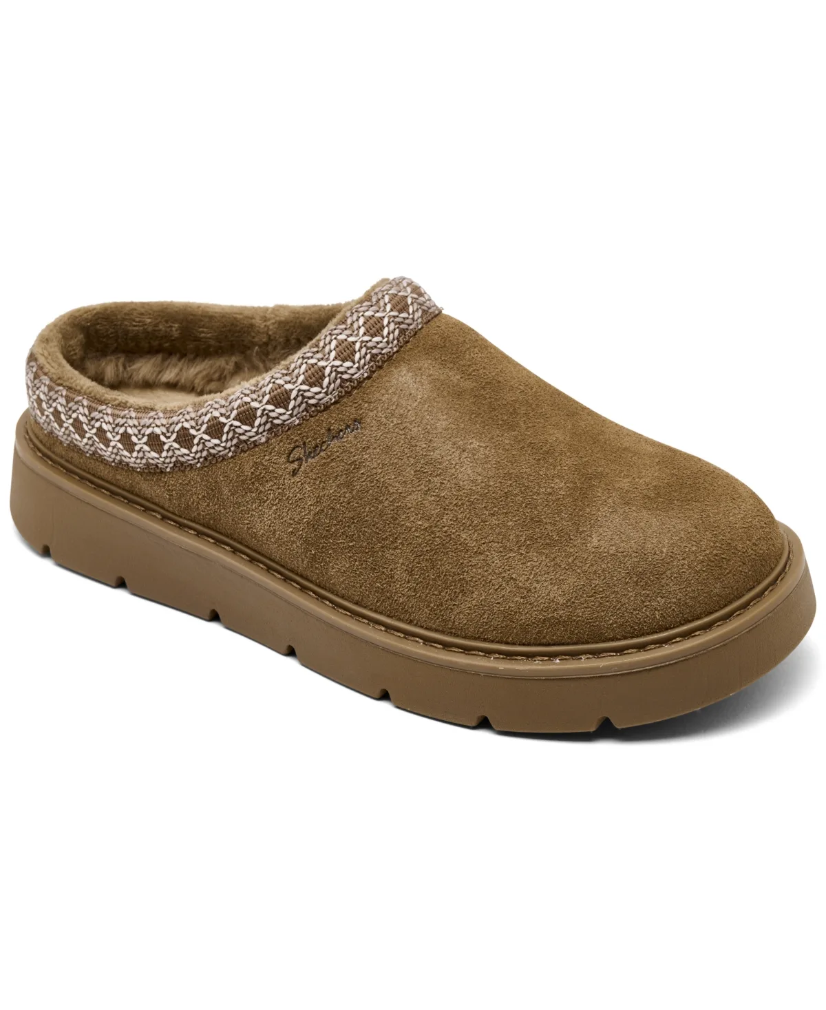 Cozy Cascade Memory Foam Lining Open-Back Clog Slippers