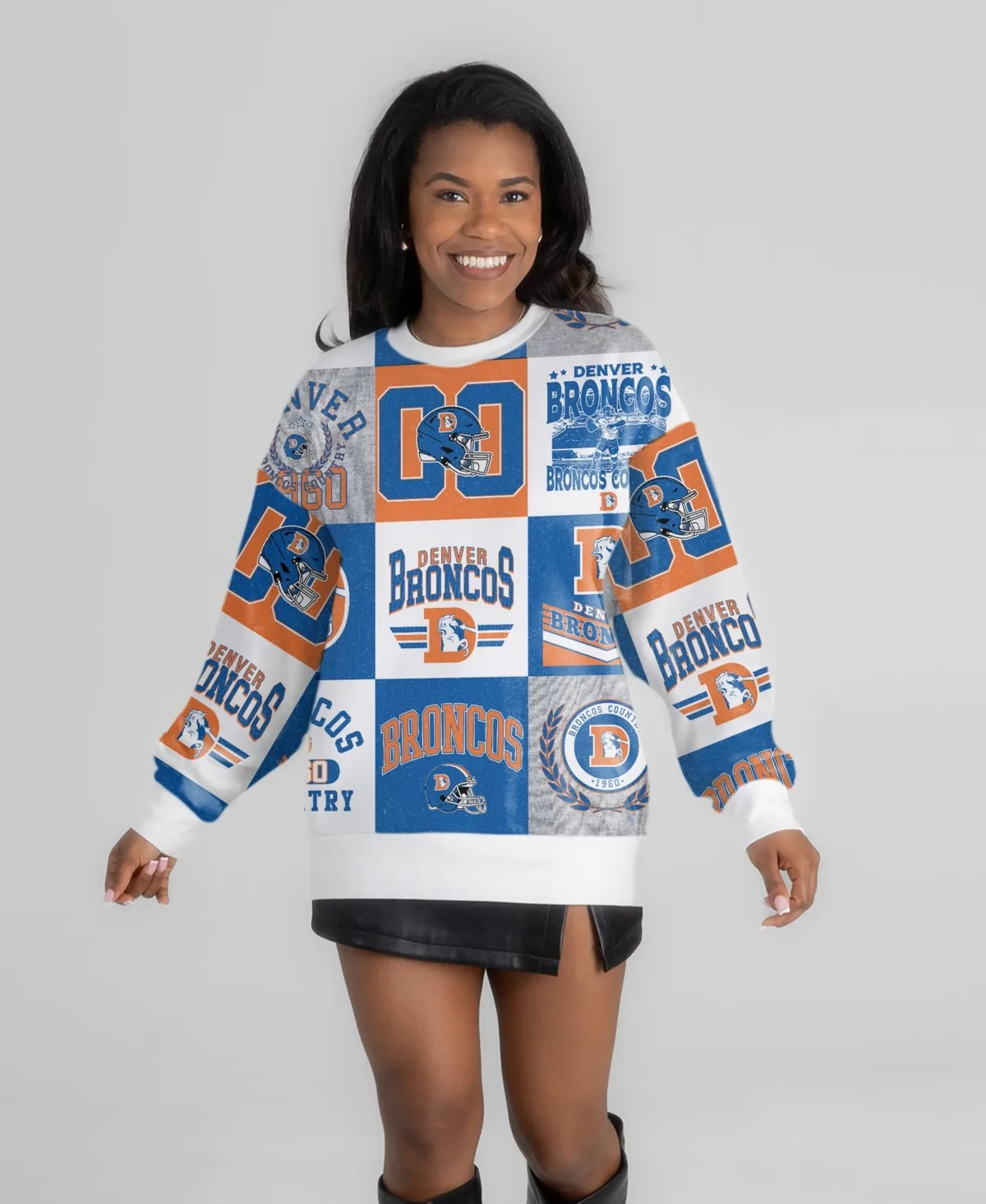 Denver Broncos Highlight Reel Repeat Premium Fleece Sweatshirt