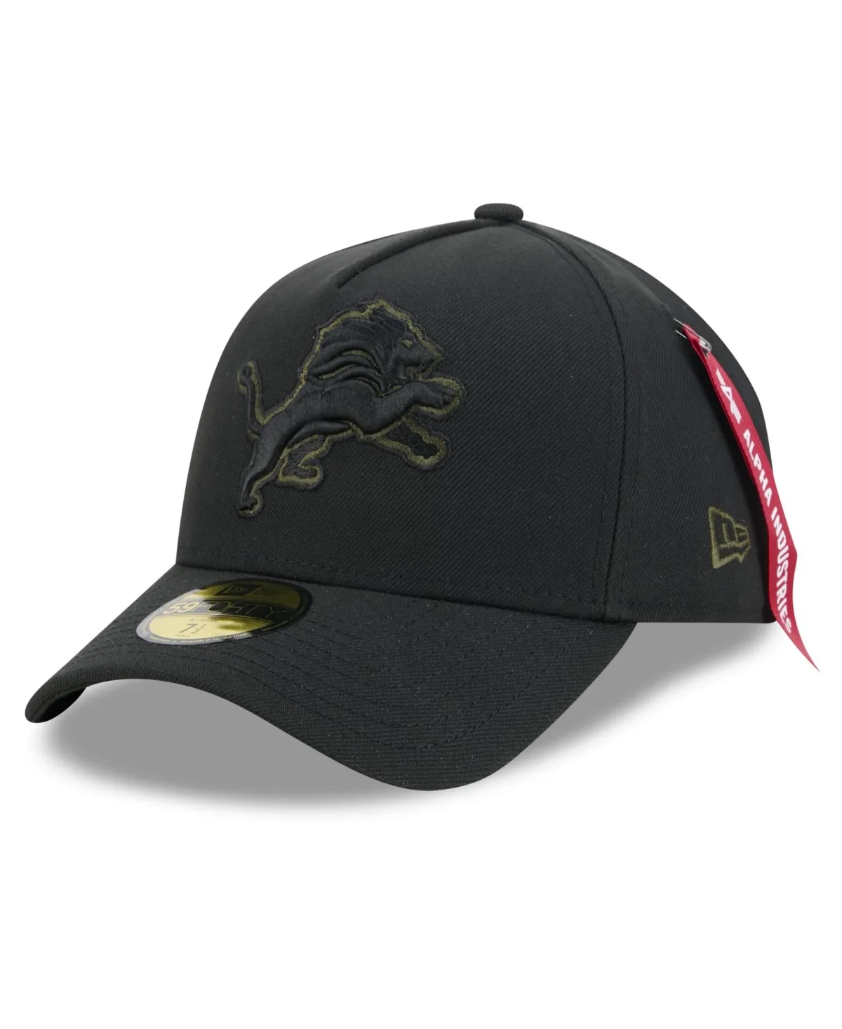 New Era x Alpha Industries Detroit Lions A-Frame 59FORTY Fitted Hat by New Era