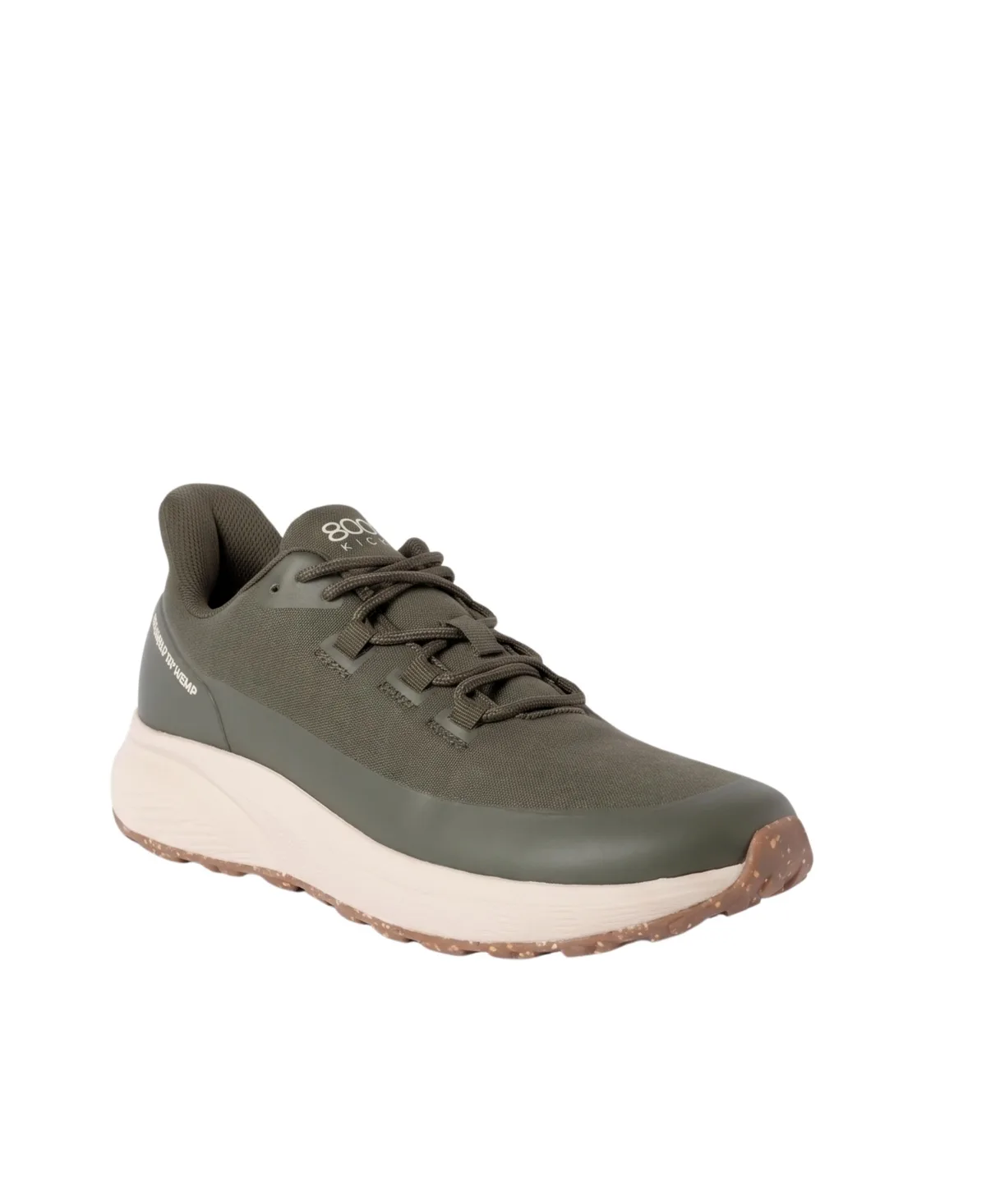 Trekker Wide Toe Box Weatherproof Hemp Sneakers by 8000kicks