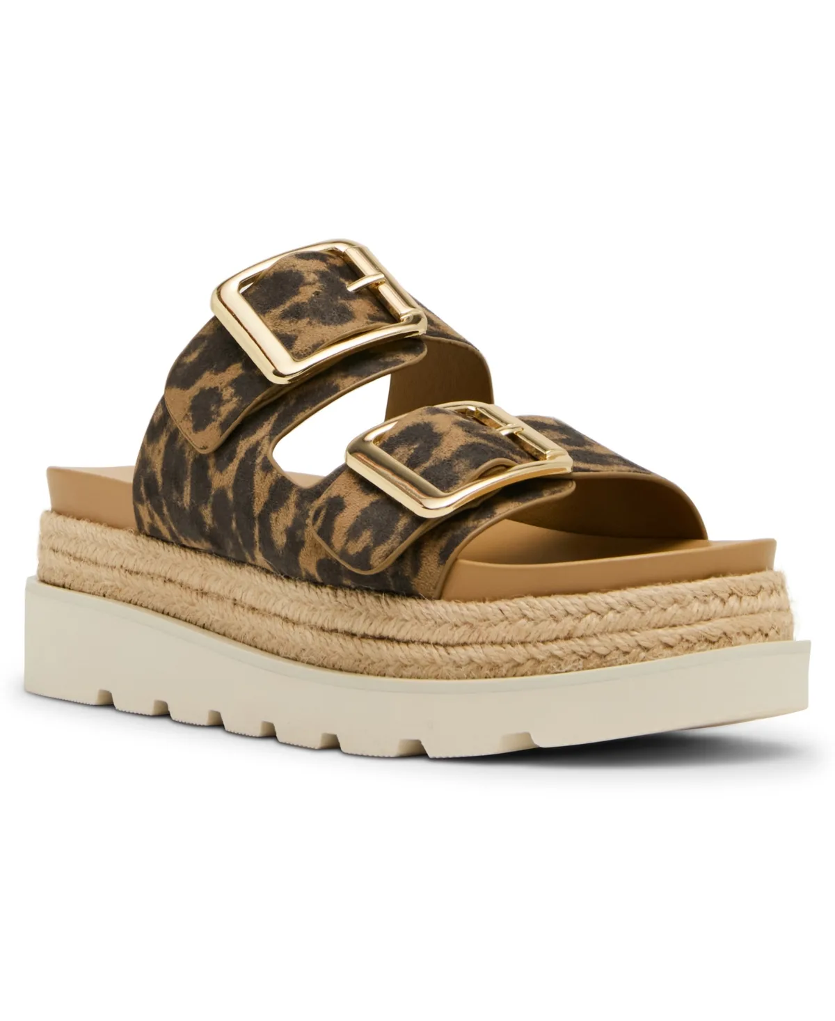 Mythiccal Platform Espadrille Footbed Sandals by Madden Girl