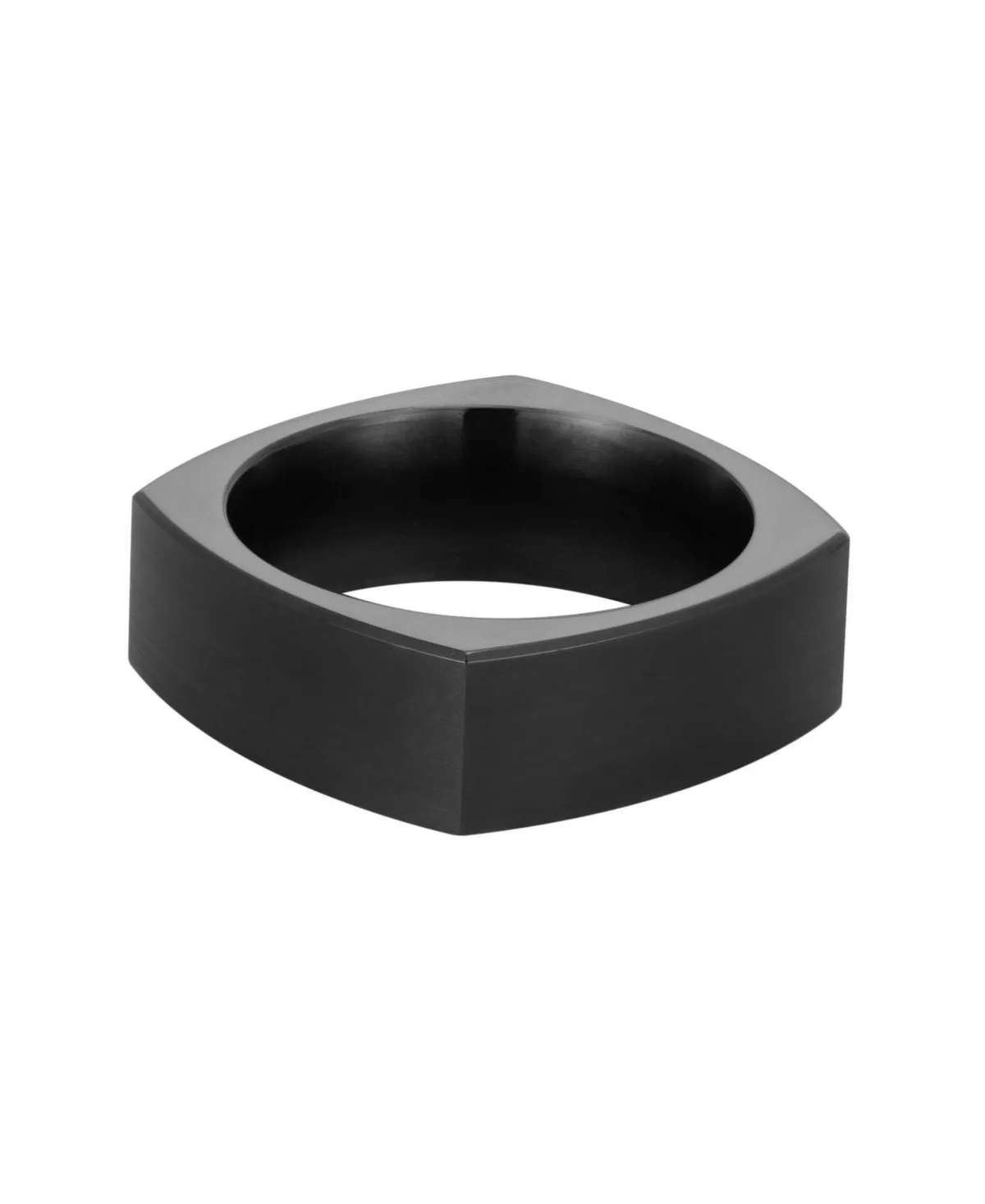Edge Band Statement Ring by Adornia