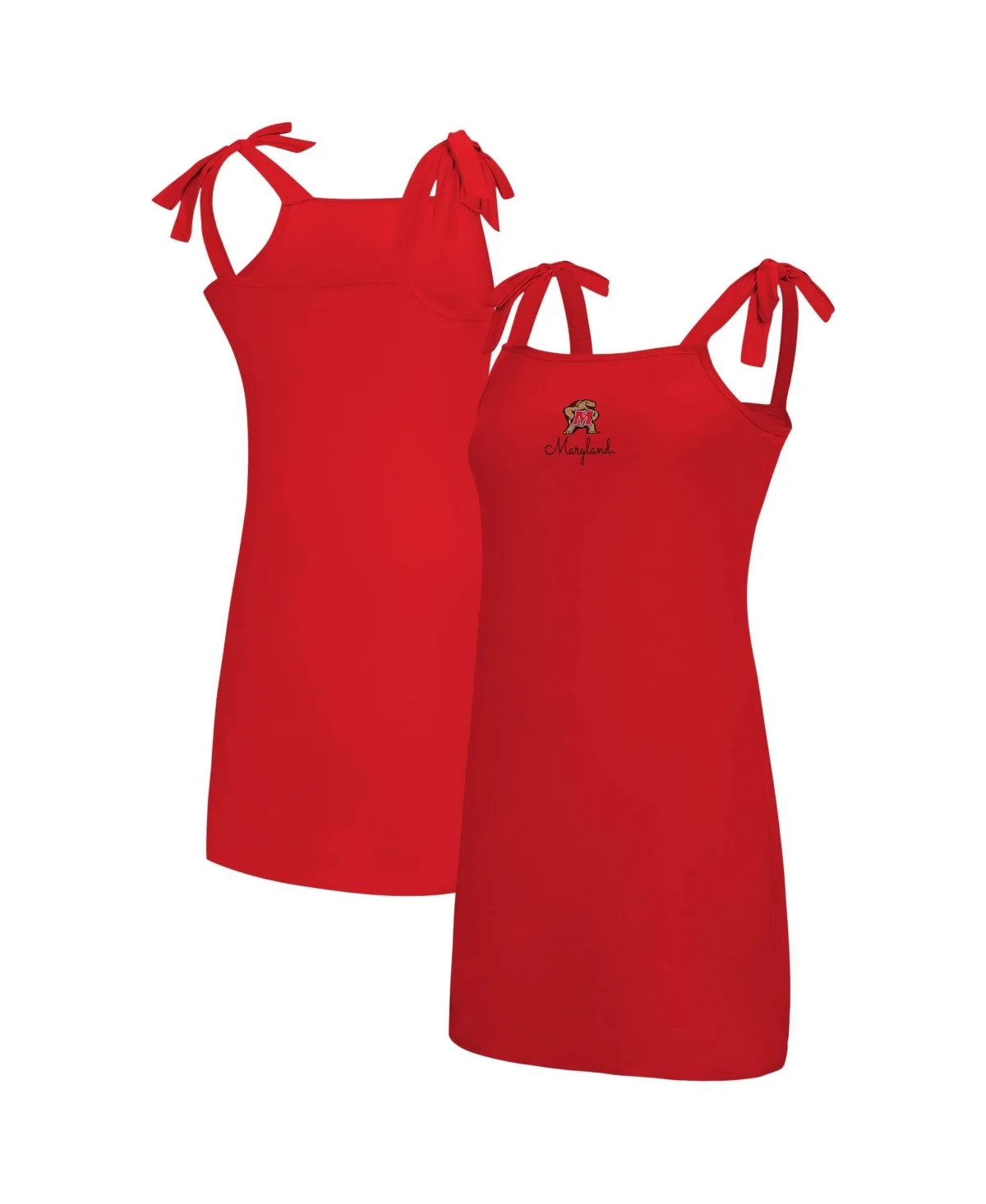 Maryland Terrapins Tie-Shoulder Nightdress by Concepts Sport