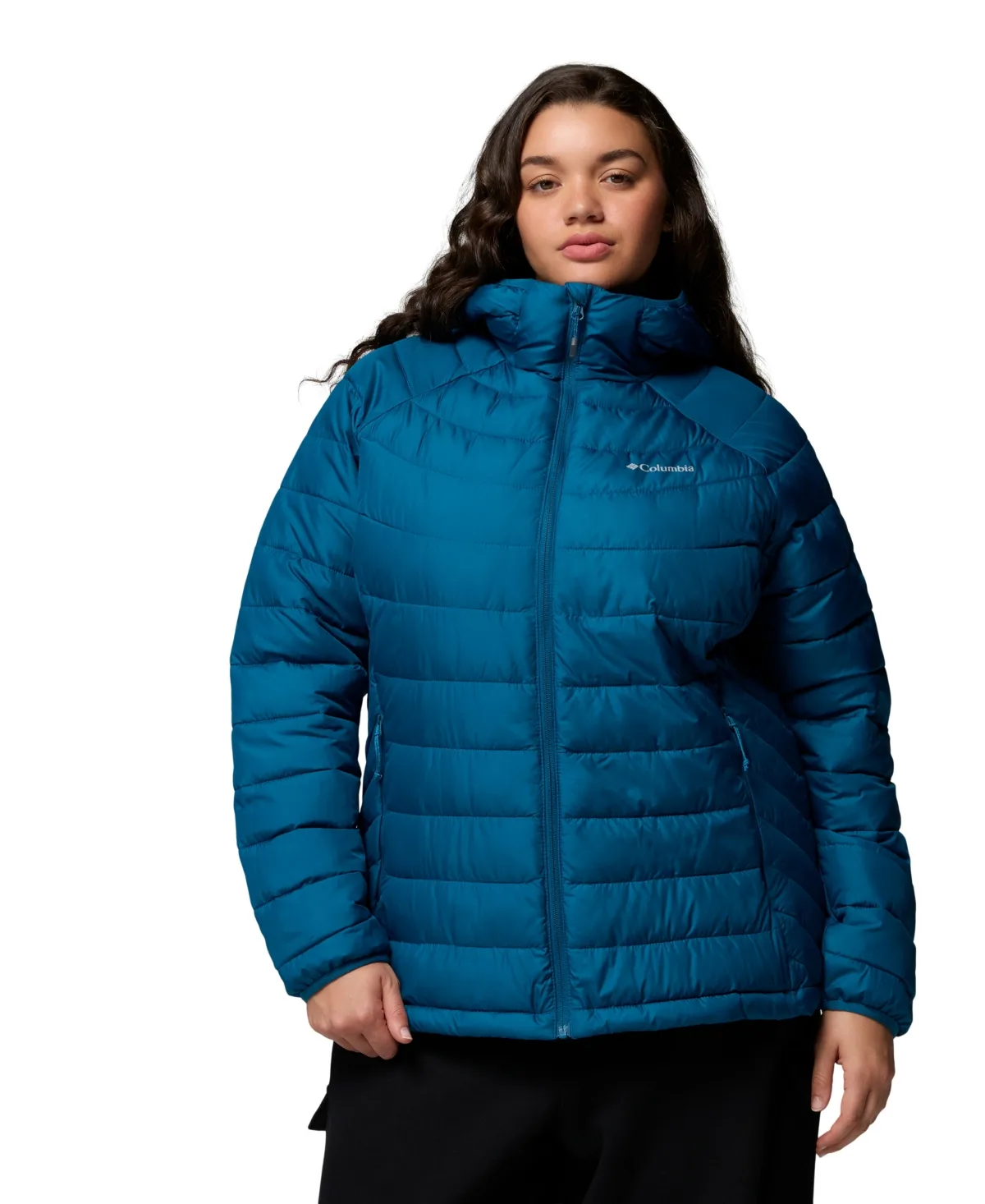 Powder Lite II Insulated Puffer Water-Resistant Hooded Jacket by Columbia