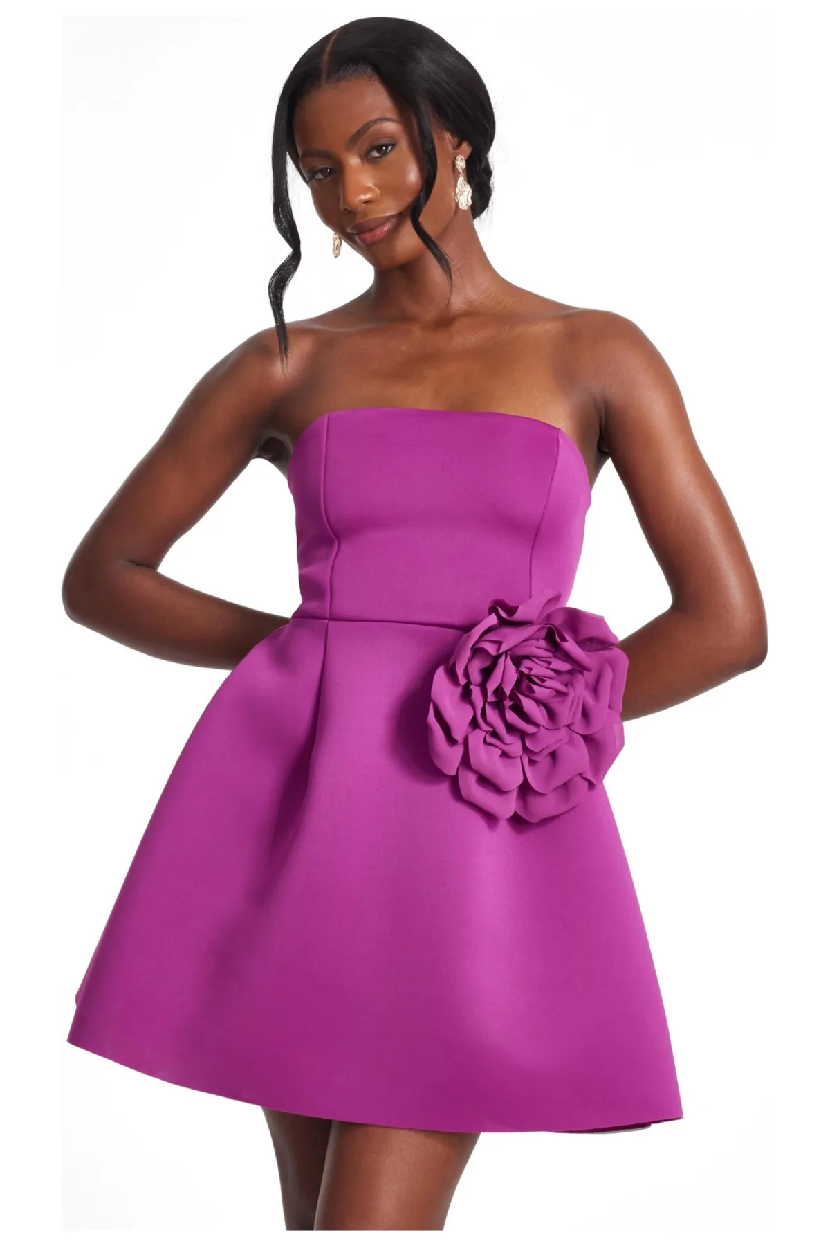 Scuba Foam Mini with 3D Flower