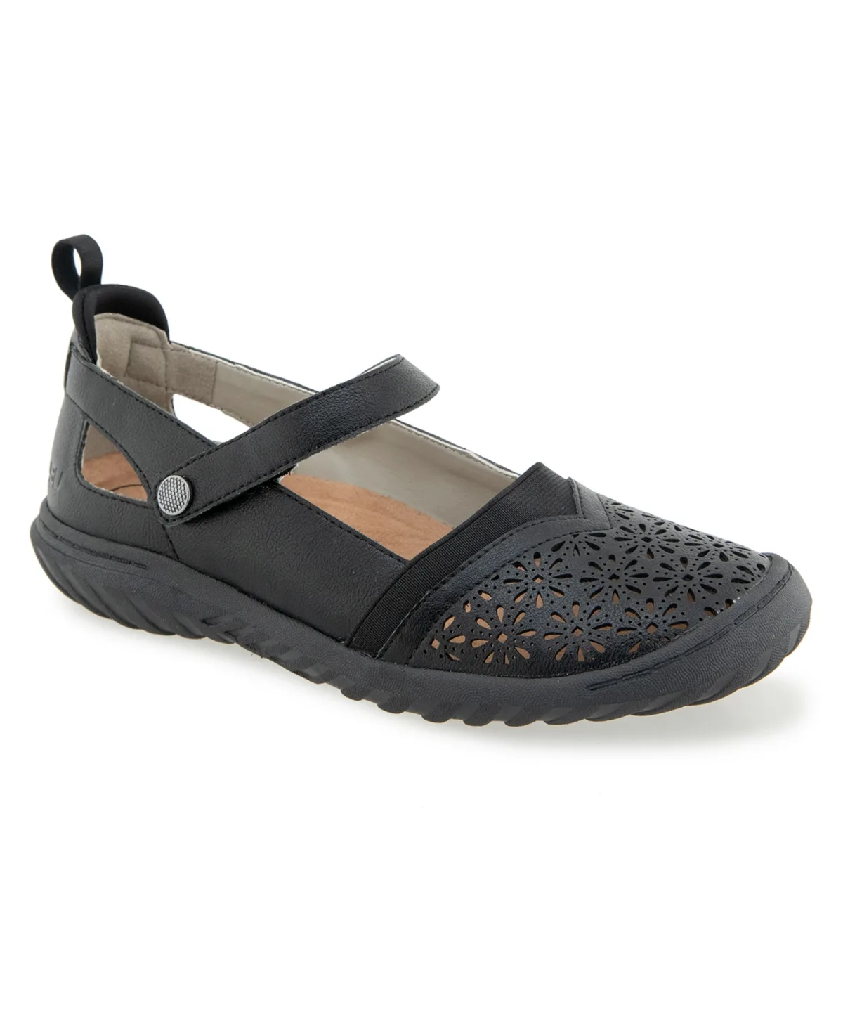 Rya Mary Jane Round Toe Flats by Jbu