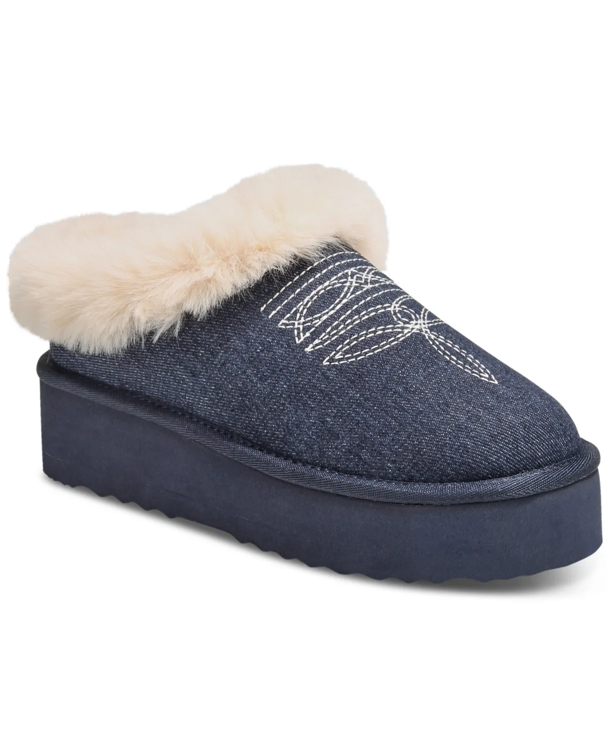 Wild Pair Despiina Memory Foam Clog Slippers by Wild Pair